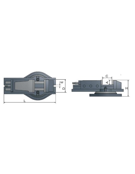 OPTIMUM 3355200 MORDAZA HIDRAULICA HMS-200