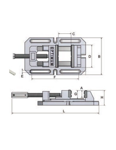 OPTIMUM 3000220 MORDAZA OPTI BSI 200