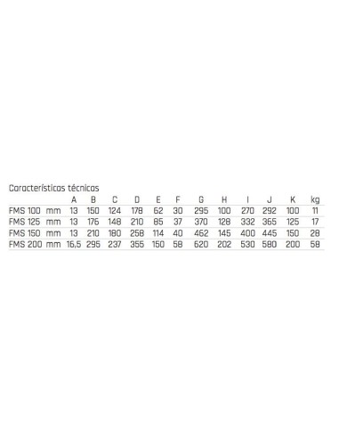 OPTIMUM 3354150 MORDAZA FMS 150 PRECISION