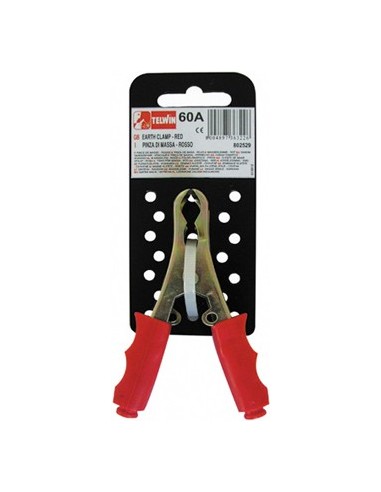 TELWIN 804118 PINZA MASA 60A ROJO