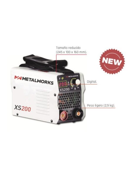 METALWORKS 829019200 SOLDADORA INVERTER XS200