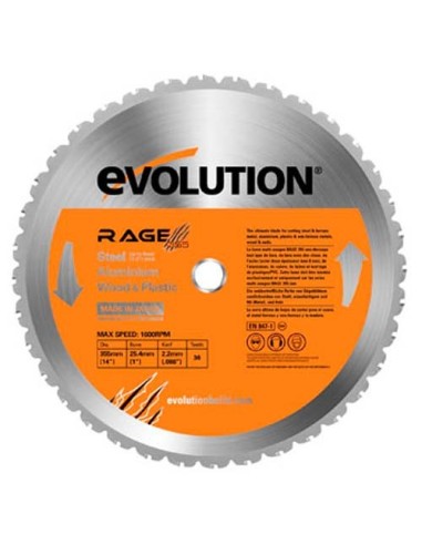 EVO 677355 DISCO EVO 355 mm. RAGE-2 TRONZADORA