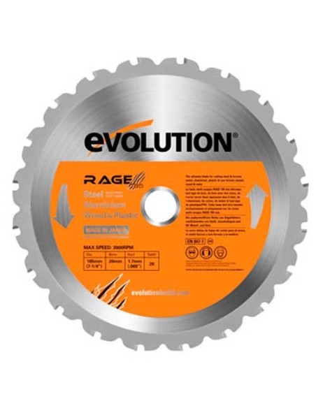 EVO 677185 DISCO EVO 185 mm. RAGE MULTI-MAT