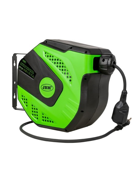 JBM 53586 CARRETE DE CABLE ELÉCTRICO 21M - VERDE