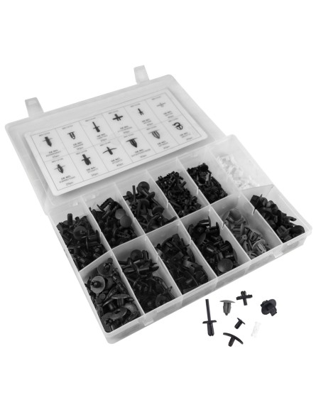 JBM 52901 ESTUCHE DE CLIPS PLASTICOS VOLVO 350 PCS