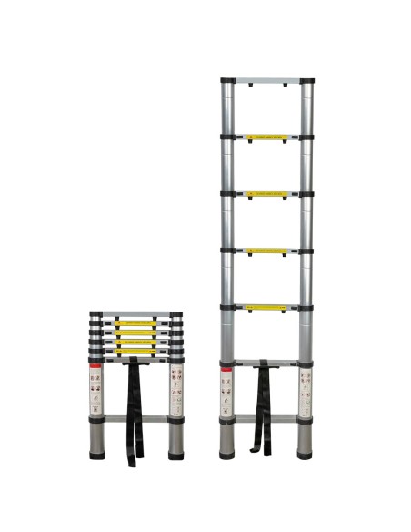 JBM 51982 ESCALERA TELESCÓPICA 6 PASOS