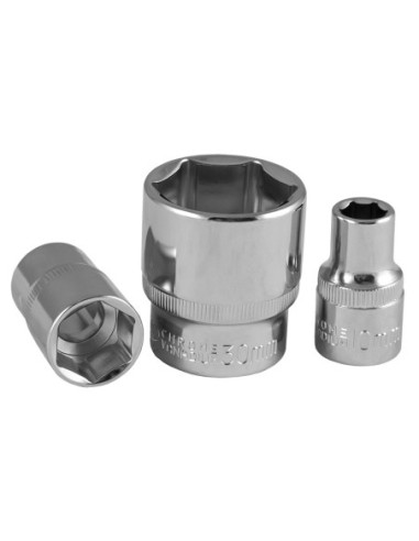 JBM 13259 VASO 1/2" HEX. DE 13MM CROMADO