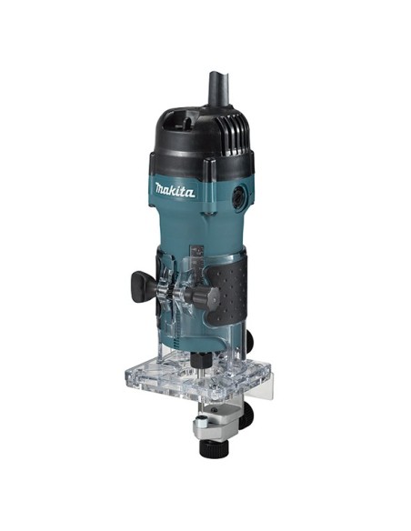 MAKITA 3711 Fresadora 6mm 530W SAR de base recta