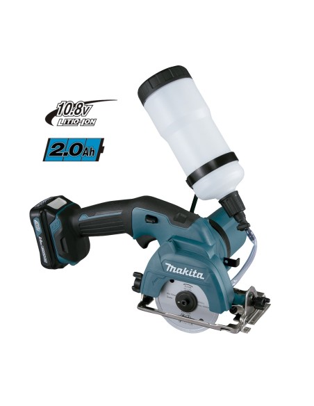 MAKITA CC301DSAE Cortador de diamante 85 mm a batería 12Vmax CXT (2 baterías y cargador)