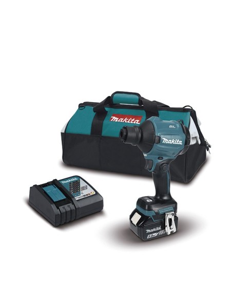 MAKITA DAS180RT Pistola de soplado BL 18V 50Ah LXT (1 batería y cargador)