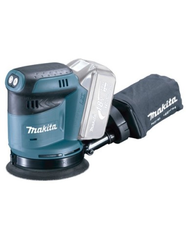 MAKITA DBO180Z Lijadora rotorbital a batería 125mm 18V LXT (sin batería ni cargador)