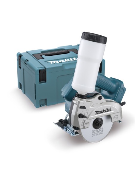 MAKITA DCC501ZJ Cortador de diamante a batería BL 18V LXT 125 mm ADT AWS (sin batería ni cargador)