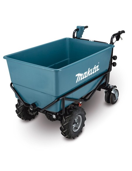 MAKITA DCU605Z Carretilla BL 18Vx2 300Kgs con depósito (sin batería ni cargador)