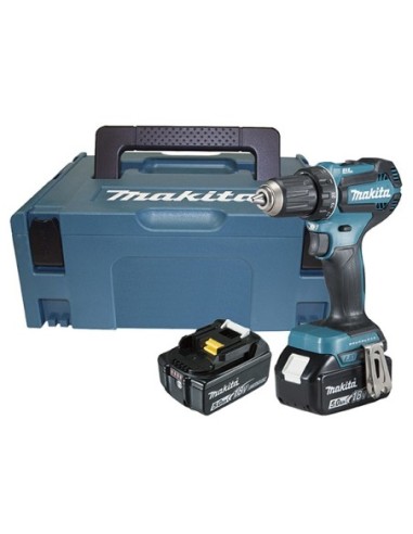 MAKITA DDF485RTJ Taladro atornillador a batería 18V LXT 50 Nm 50Ah (2 baterías y cargador)