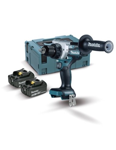 MAKITA DDF486RTJ Taladro atornillador BL a batería 18V 50Ah LXT 130 Nm (2 baterías y cargador)