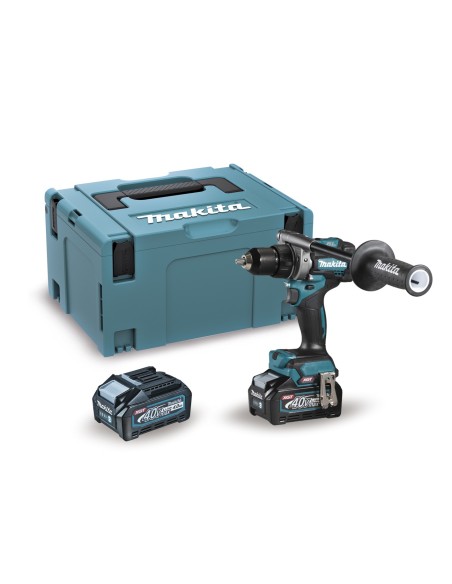 MAKITA DF001GM201 Taladro atornillador BL 40Vmáx XGT 140 Nm (2 baterías y cargador)