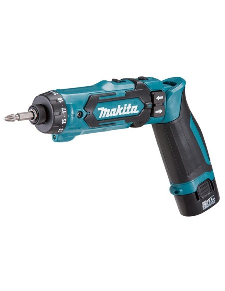 MAKITA DF012DSE Atornillador recto 72V Litio-ion (2 baterías y cargador)