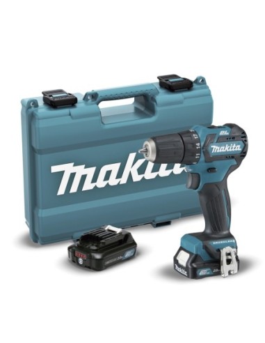 MAKITA DF332DSAE Taladro atornillador a batería 12Vmax CXT BL 10 mm (2 baterías y cargador)