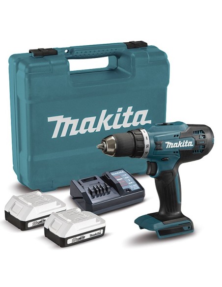 MAKITA DF488D004 Taladro atornillador a batería 18V 20Ah Li-ion 42Nm (2 baterías y cargador)