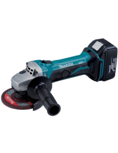 MAKITA DGA452RME Miniamoladora a batería 18V Litio-ion 115mm (2 baterías y cargador)