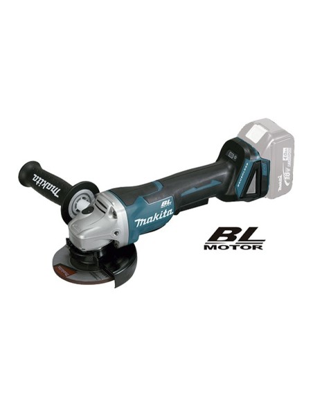 MAKITA DGA458Z Miniamoladora a batería 18V LXT 115 mm ADT AFT Brake (sin batería ni cargador)