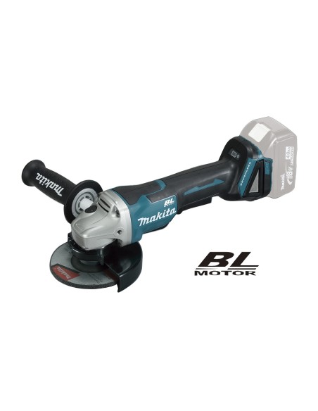 MAKITA DGA508Z Miniamoladora a batería 18V LXT 125 mm ADT AFT Brake (sin batería ni cargador)