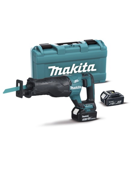 MAKITA DJR187RTE Sierra de Sable a batería 18V 50 Ah LXT (2 baterías y cargador)