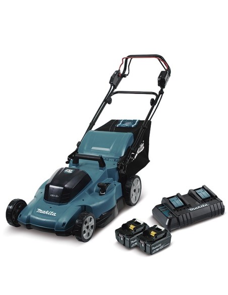 MAKITA DLM539CT2 Cortacésped BL a batería 18Vx2 LXT 50Ah 53 cm con tracción (2 baterías y cargador)