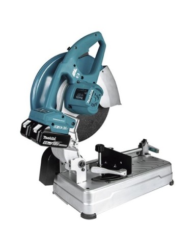 MAKITA DLW140PT2 Tronzadora de metal a batería 18Vx2 5.0Ah LXT BL 355 mm (2 baterías y cargador)