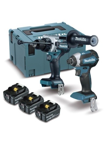 MAKITA DLX2418TJ Combo DTD153Z+DHP486Z (3 baterías y cargador)