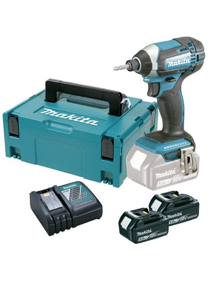 MAKITA DTD152RTJ Atornillador de impacto a batería 18V 50Ah (2 baterías y cargador)