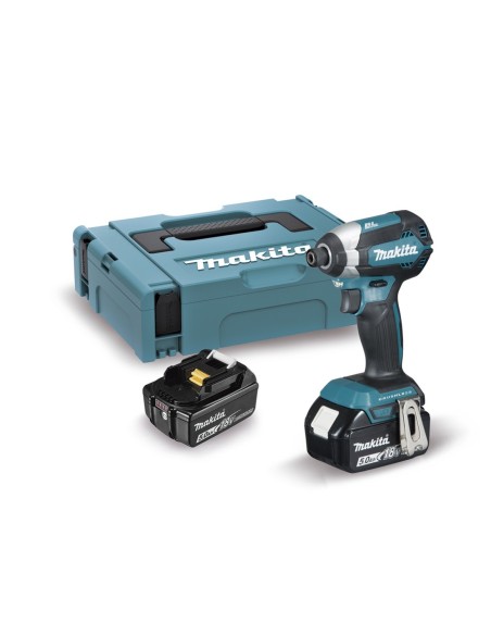 MAKITA DTD153RTJ Atornillador de impacto BL a batería 18V 50 Ah LXT 170 Nm (2 baterías y cargador)