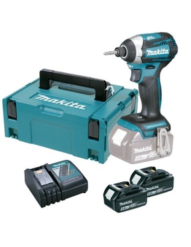 MAKITA DTD154RTJ Atornillador de impacto BL a batería 18V 50Ah (2 baterías y cargador)