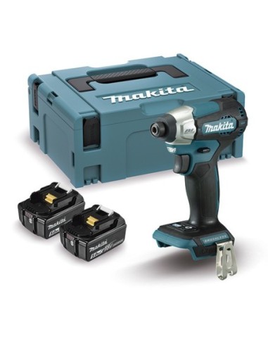 MAKITA DTD157RTJ Atornillador de impacto BL a batería 18V 50Ah LXT 140Nm (2 baterías y cargador)