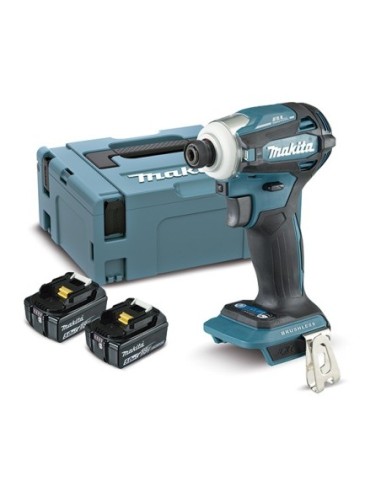 MAKITA DTD172RTJ Atornillador de impacto BL a batería 18V 50Ah LXT 180Nm con makpac (2 baterías y cargador)