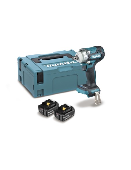 MAKITA DTW300RTJ Llave de impacto BL a batería 18V 50 Ah LXT 1/2” 330 Nm (2 baterías y cargador)