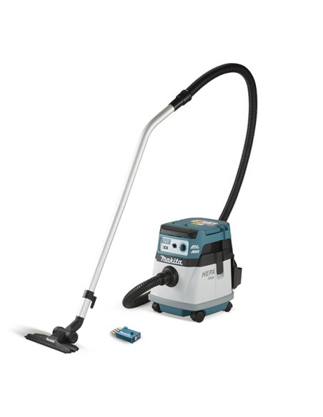 MAKITA DVC157LZX3 Aspirador BL 18Vx2 LXT 15L AWS HEPA (sin batería ni cargador)