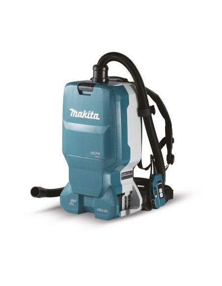 MAKITA DVC665Z Aspirador de mochila BL a batería 18Vx2 LXT AWS 6L (sin batería ni cargador)