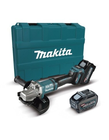 MAKITA GA038GT201 Amoladora angular BL 40Vmáx XGT 230 mm AWS (2 baterías y cargador)