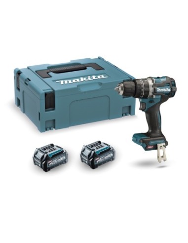 MAKITA HP002GD201 Taladro combinado BL 40Vmáx XGT 64 Nm (2 baterías y cargador)