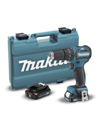 MAKITA HP332DSAE Taladro combinado a batería 12Vmax CXT BL 10 mm (2 baterías y cargador)