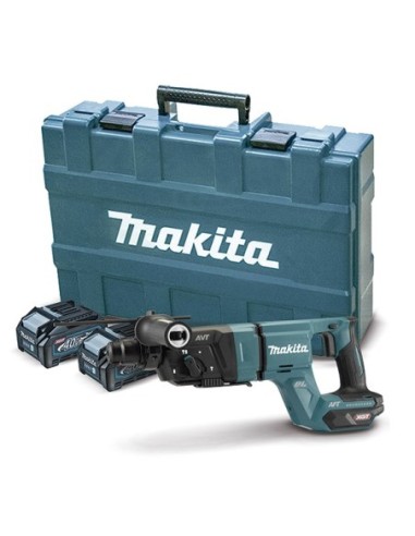 MAKITA HR007GM201 Martillo ligero BL 40Vmáx XGT 28mm AFT/AWS (2 baterías y cargador)