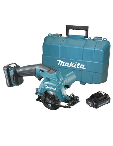 MAKITA HS301DSAE Sierra circular 85 mm a batería 12Vmax CXT (2 baterías y cargador)