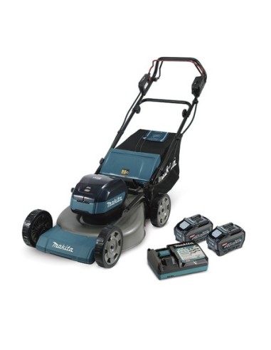 MAKITA LM002GT201 Cortacésped BL 40Vmáx XGT 50Ah 53cm acero / tracción (2 baterías y cargador)