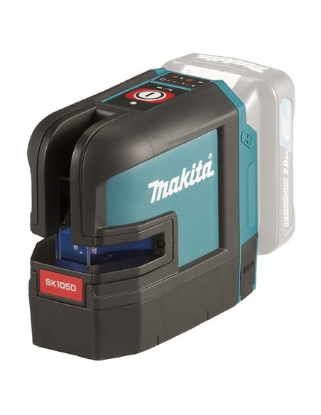 MAKITA SK105DZ Nivel láser en cruz a batería 12Vmax CXT (sin batería ni cargador)