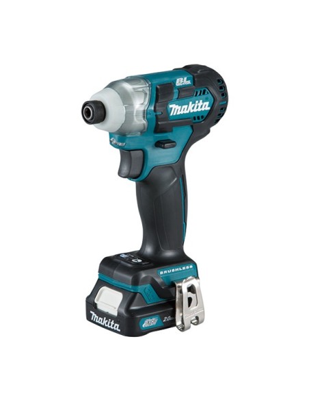 MAKITA TD111DSAE Atornillador de impacto a batería 12Vmax CXT BL 1/4" (2 baterías y cargador)