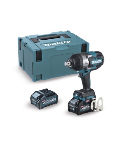 MAKITA TW001GM201 Llave de impacto BL 40Vmáx 40 Ah XGT 3/4” 1.800 Nm (2 baterías y cargador)