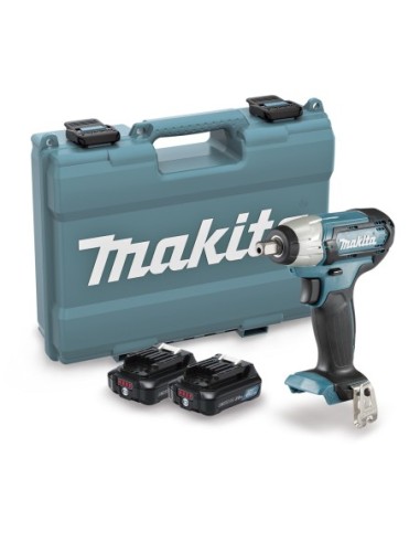 MAKITA TW141DSAE Llave de impacto a batería 12Vmax CXT 1/2" (2 baterías y cargador)