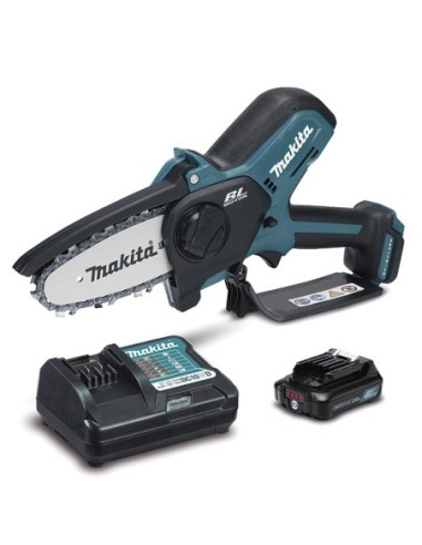 MAKITA UC100DWA Sierra de cadena de mano 12V 20Ah CXT 100mm (1 batería y cargador)