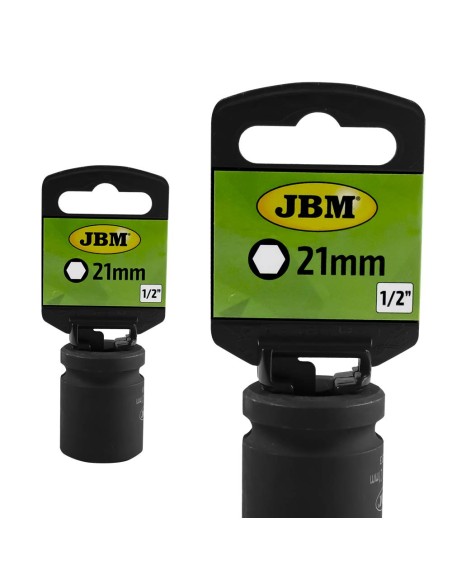 JBM 14733 VASO IMPACTO HEX. 1/2" 21MM